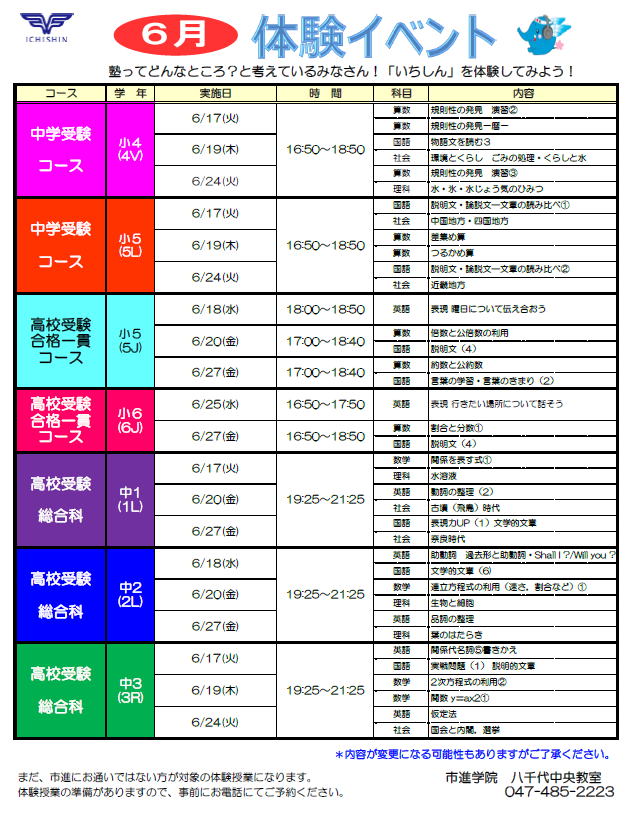八千代中央教室