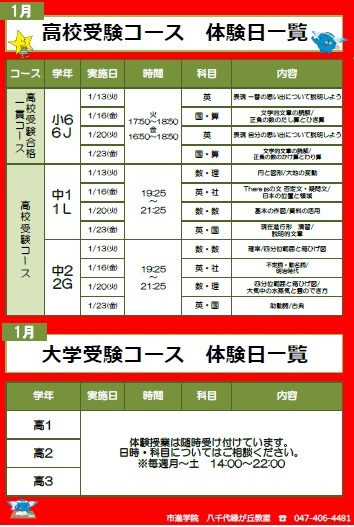 八千代緑が丘教室