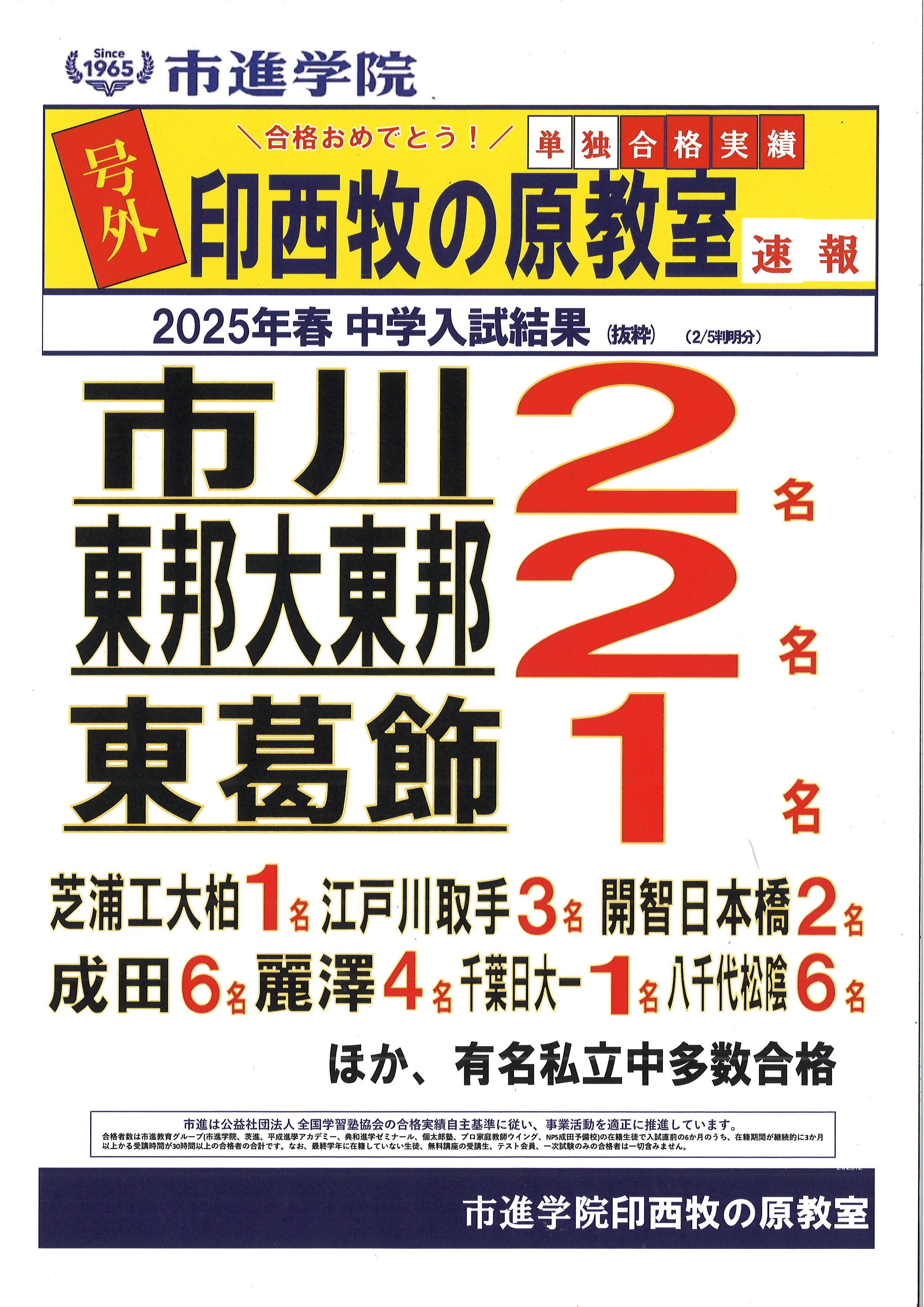 印西牧の原教室