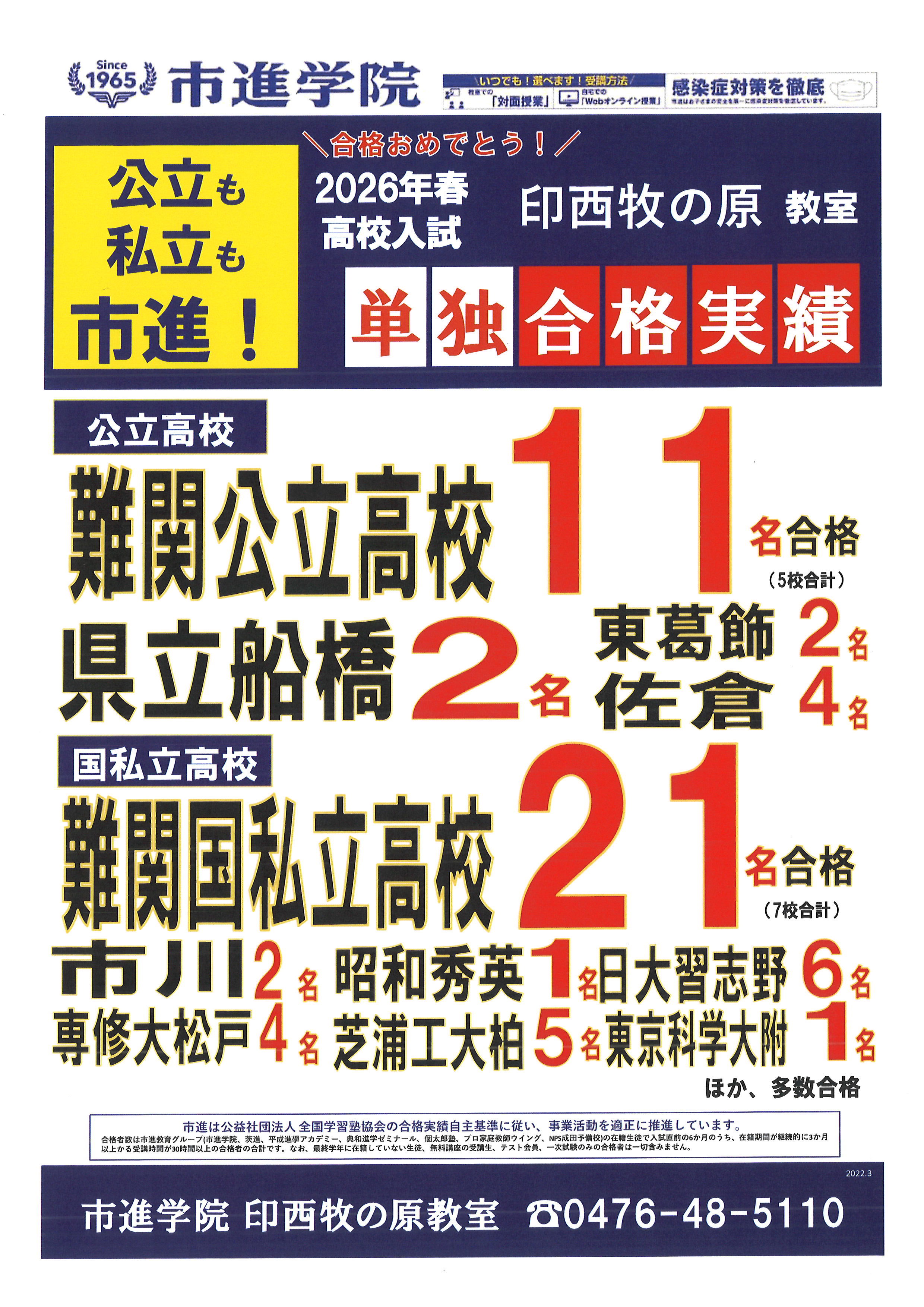 印西牧の原教室