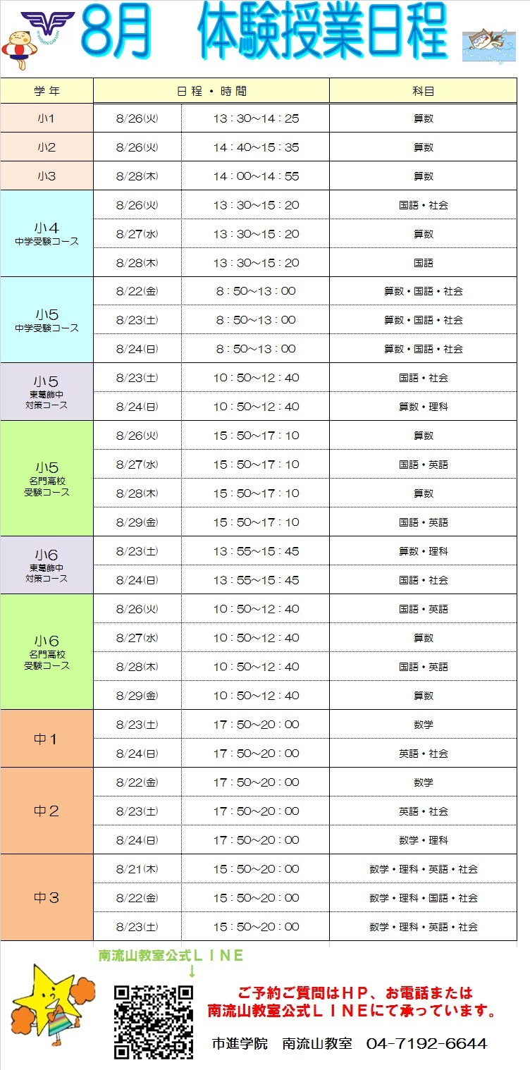 南流山教室