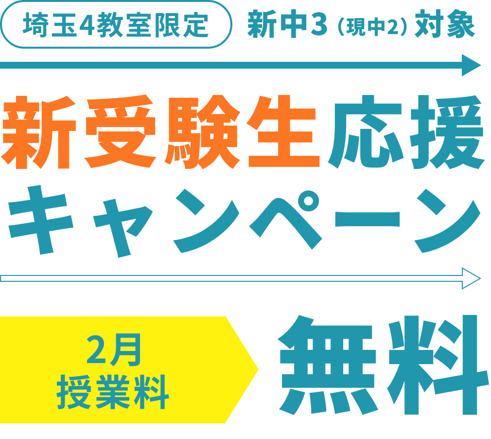 新受験生応援キャンペーン