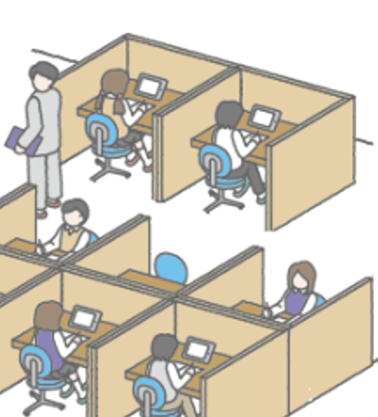 授業ブース