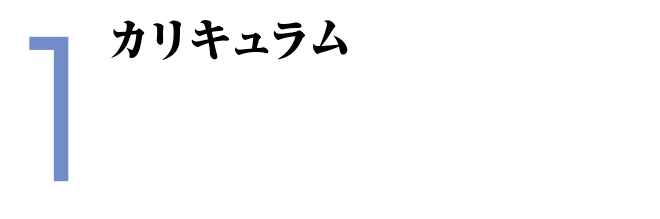 カリキュラム
