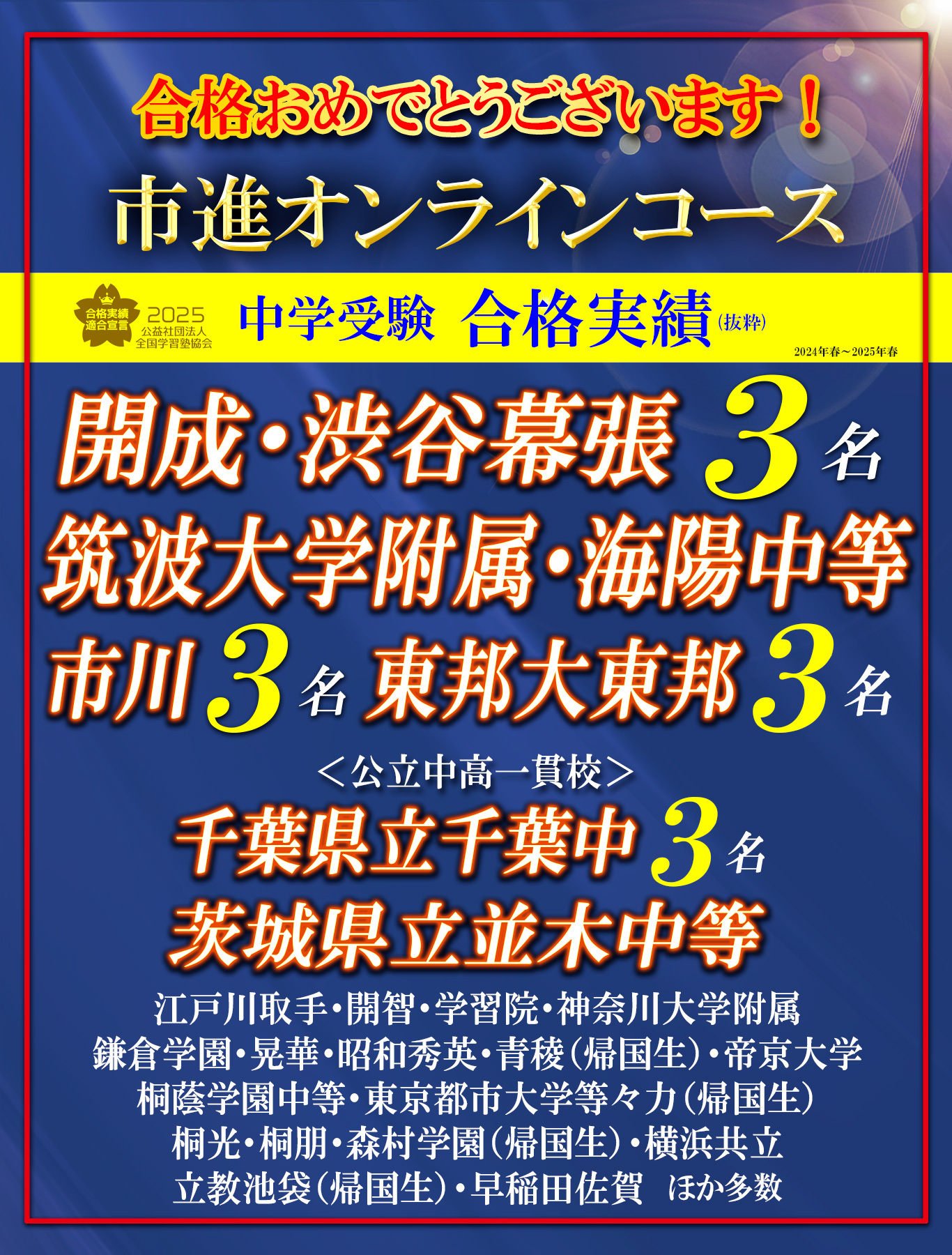合格実績