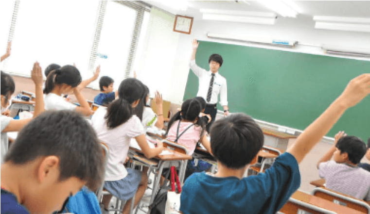 市進授業の様子