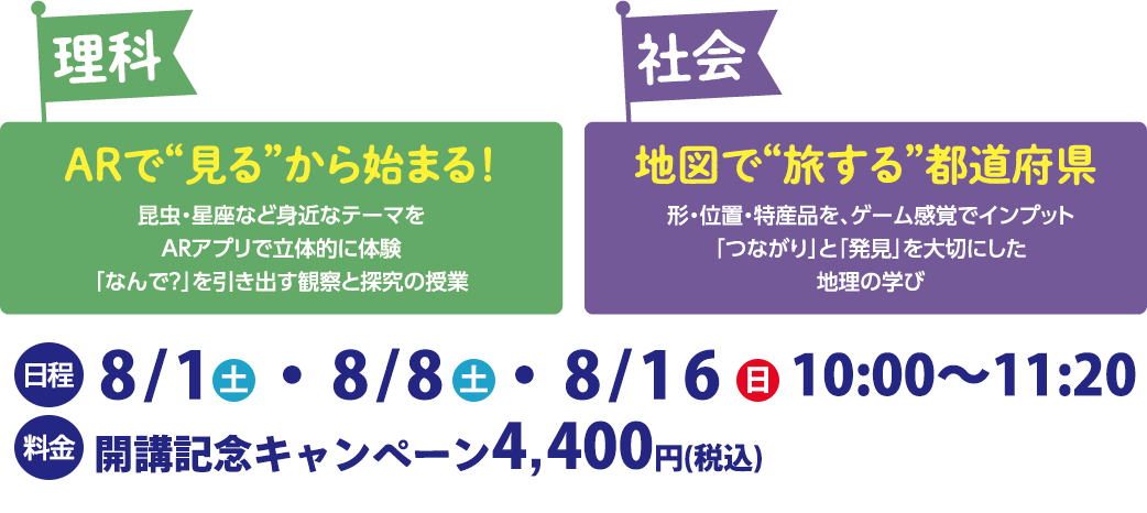 小3理社スタート講座｜市進学院